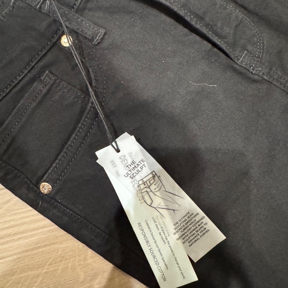 River Island high rise flare jeans - Picture 3 of 3